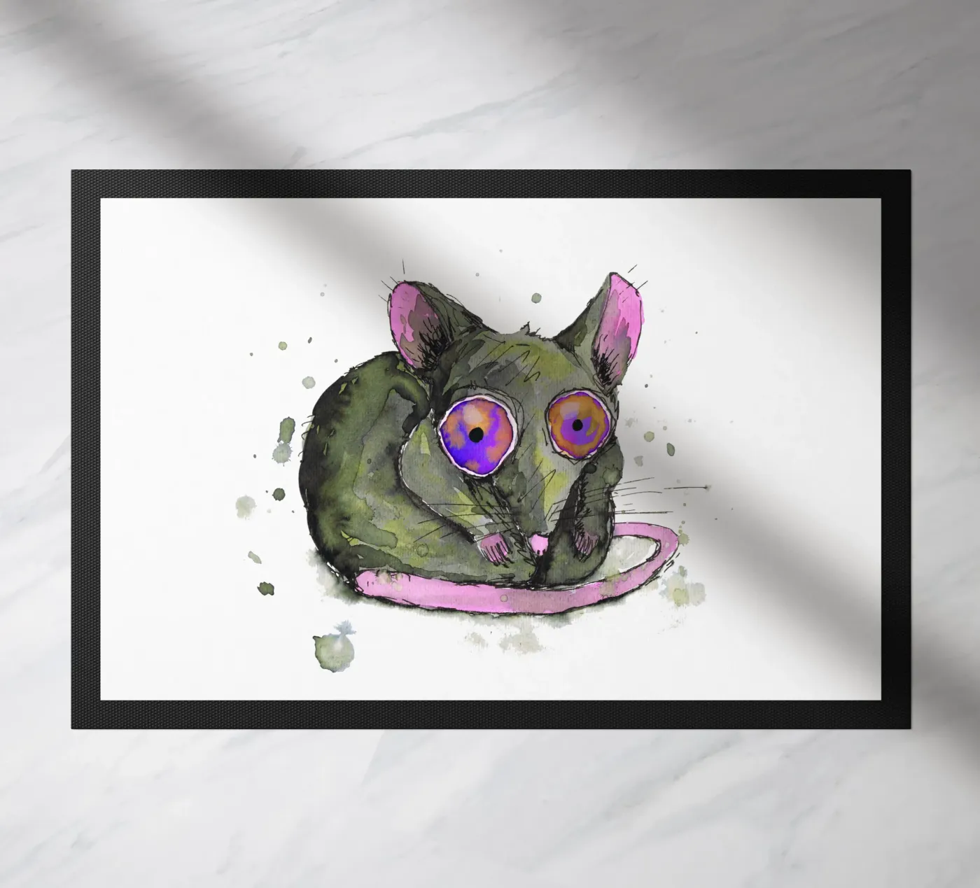 Rat Fußmatte von BwiseLizzy