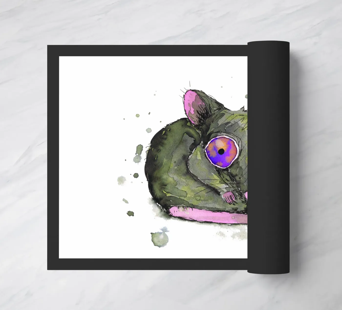 Rat Fußmatte von BwiseLizzy