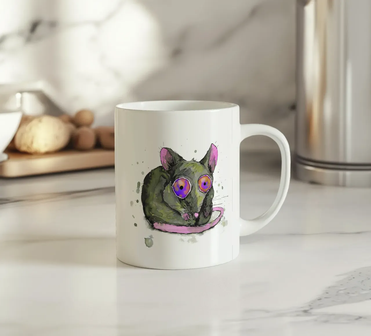 Ratto tazza in ceramica da BwiseLizzy
