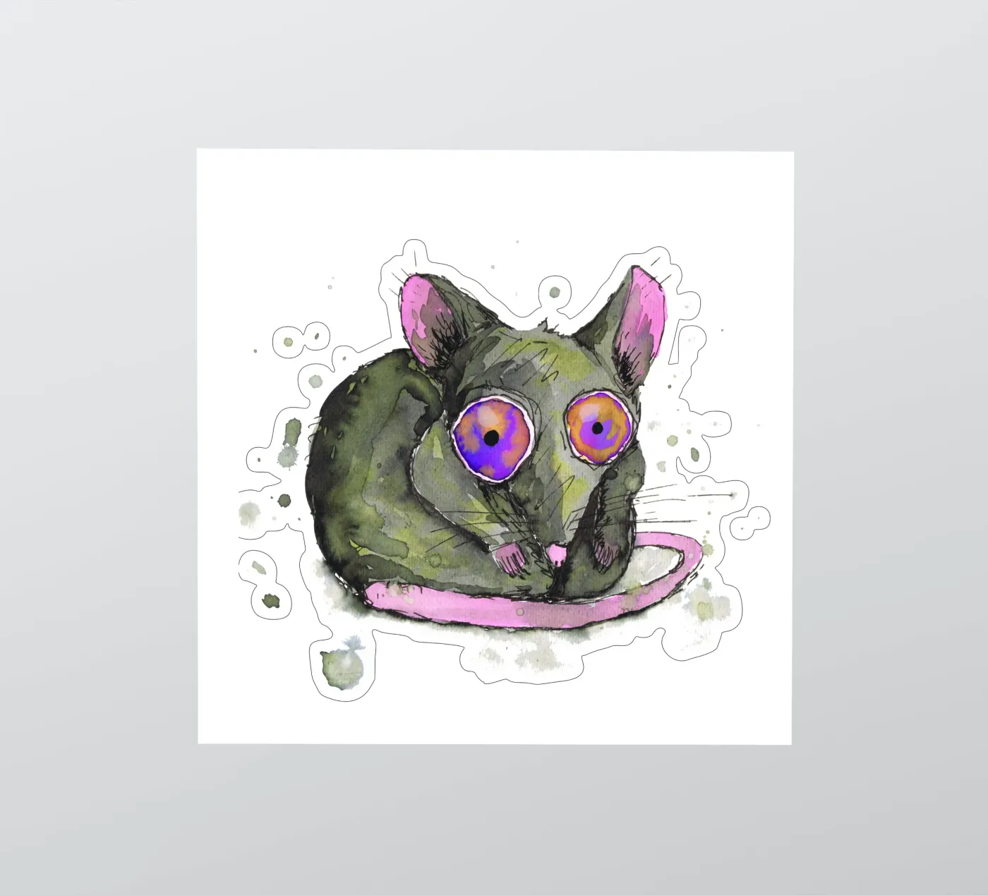 Rat sticker van BwiseLizzy