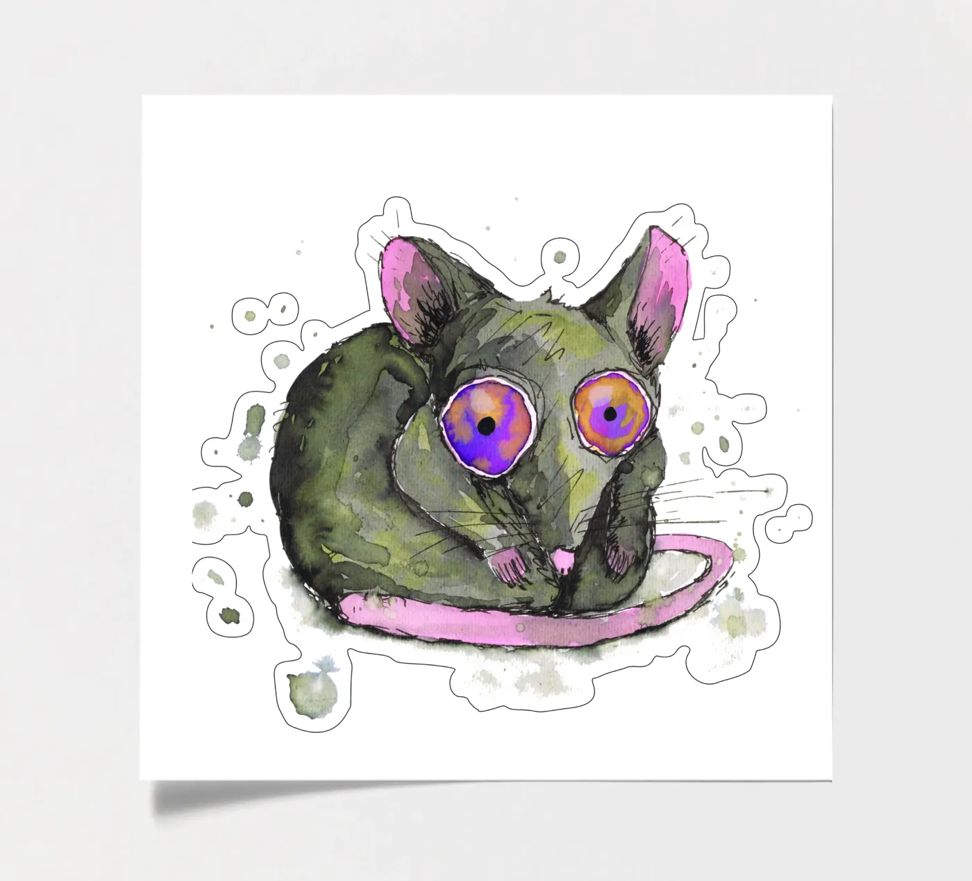 Ratte Stickerbogen von BwiseLizzy