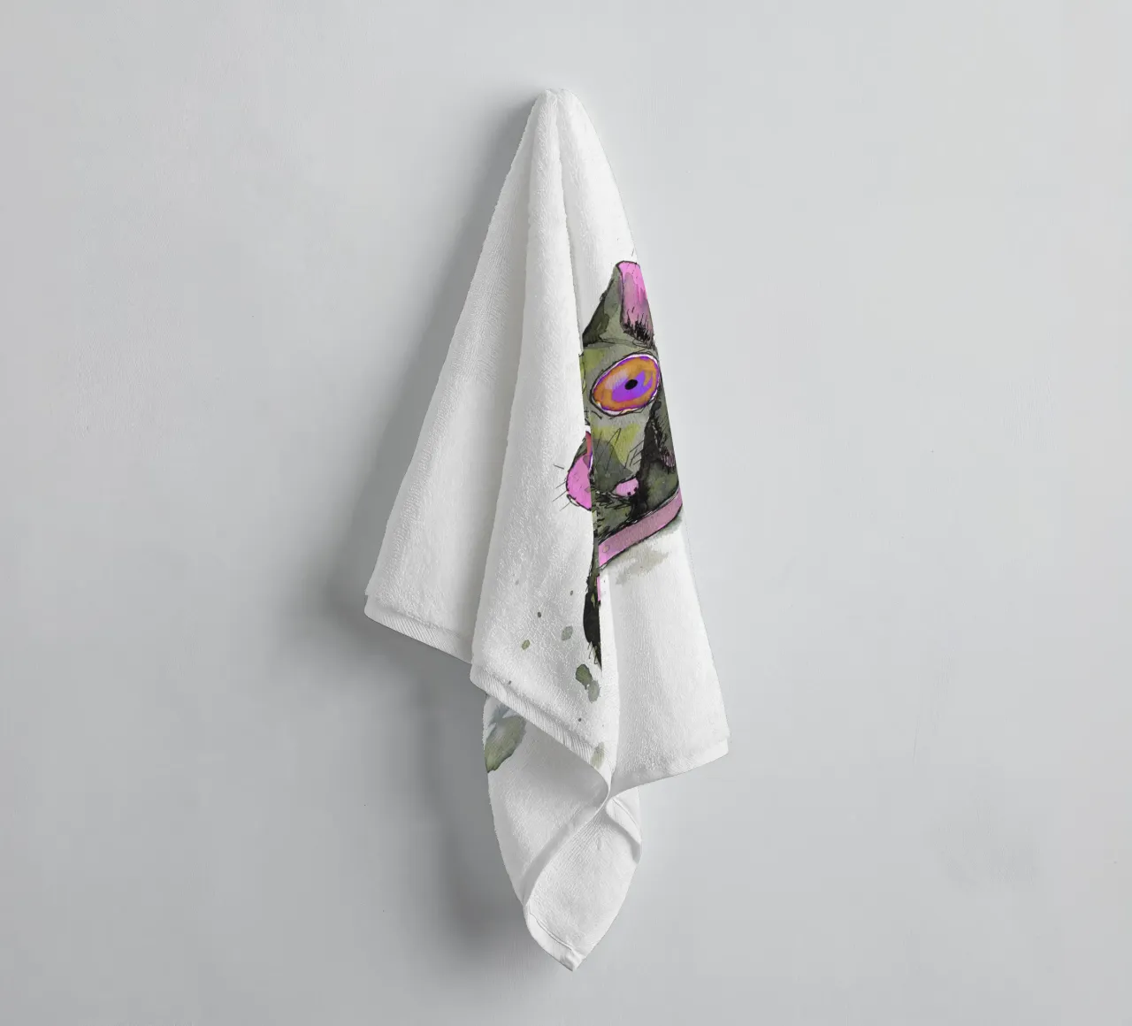 Rat badhanddoek van BwiseLizzy