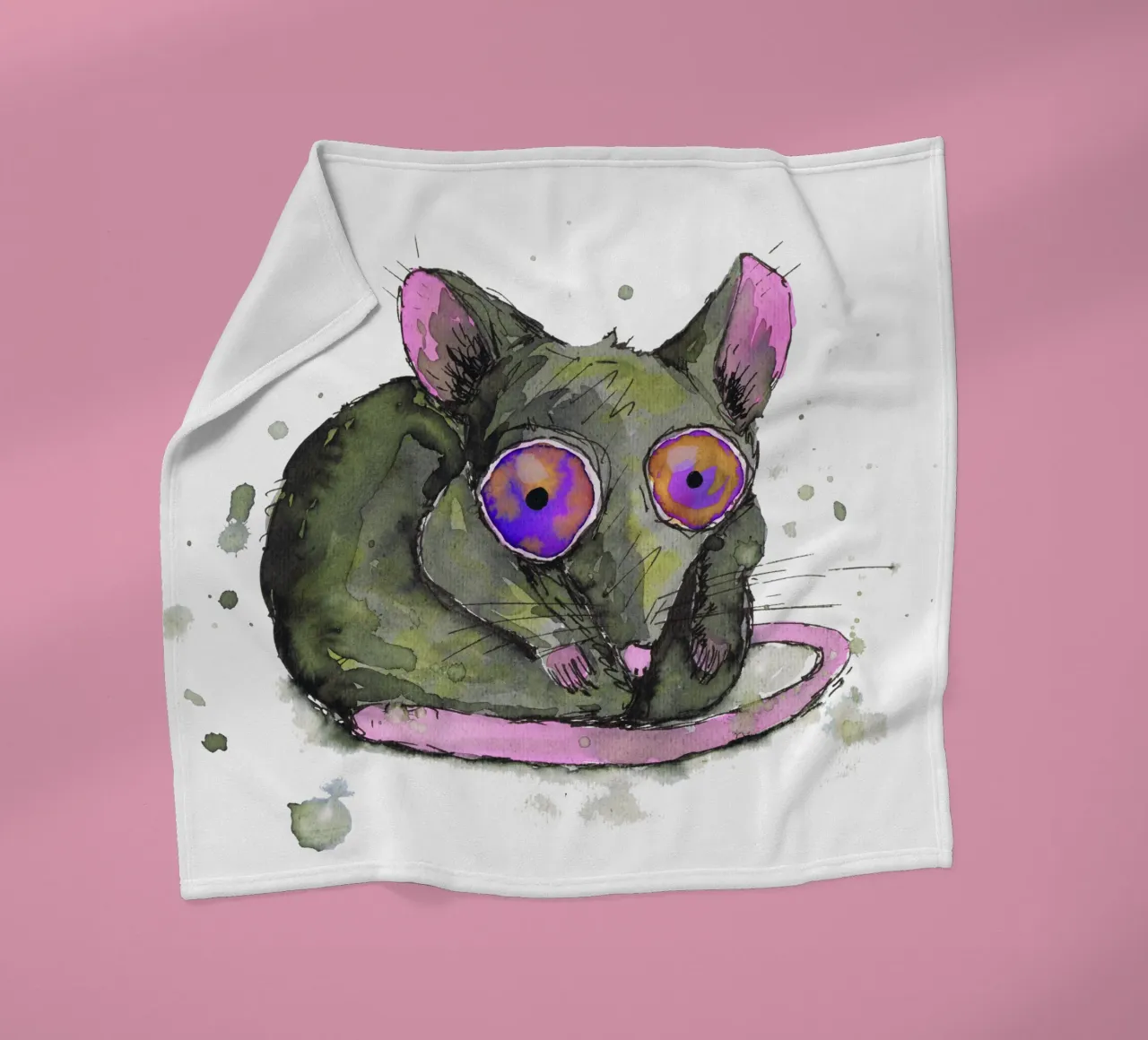 Rat fleece blanket by BwiseLizzy