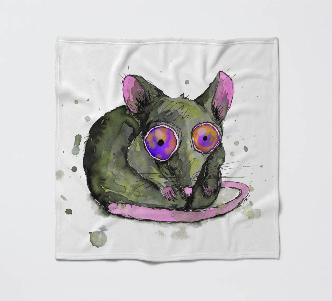 Rat fleece blanket by BwiseLizzy