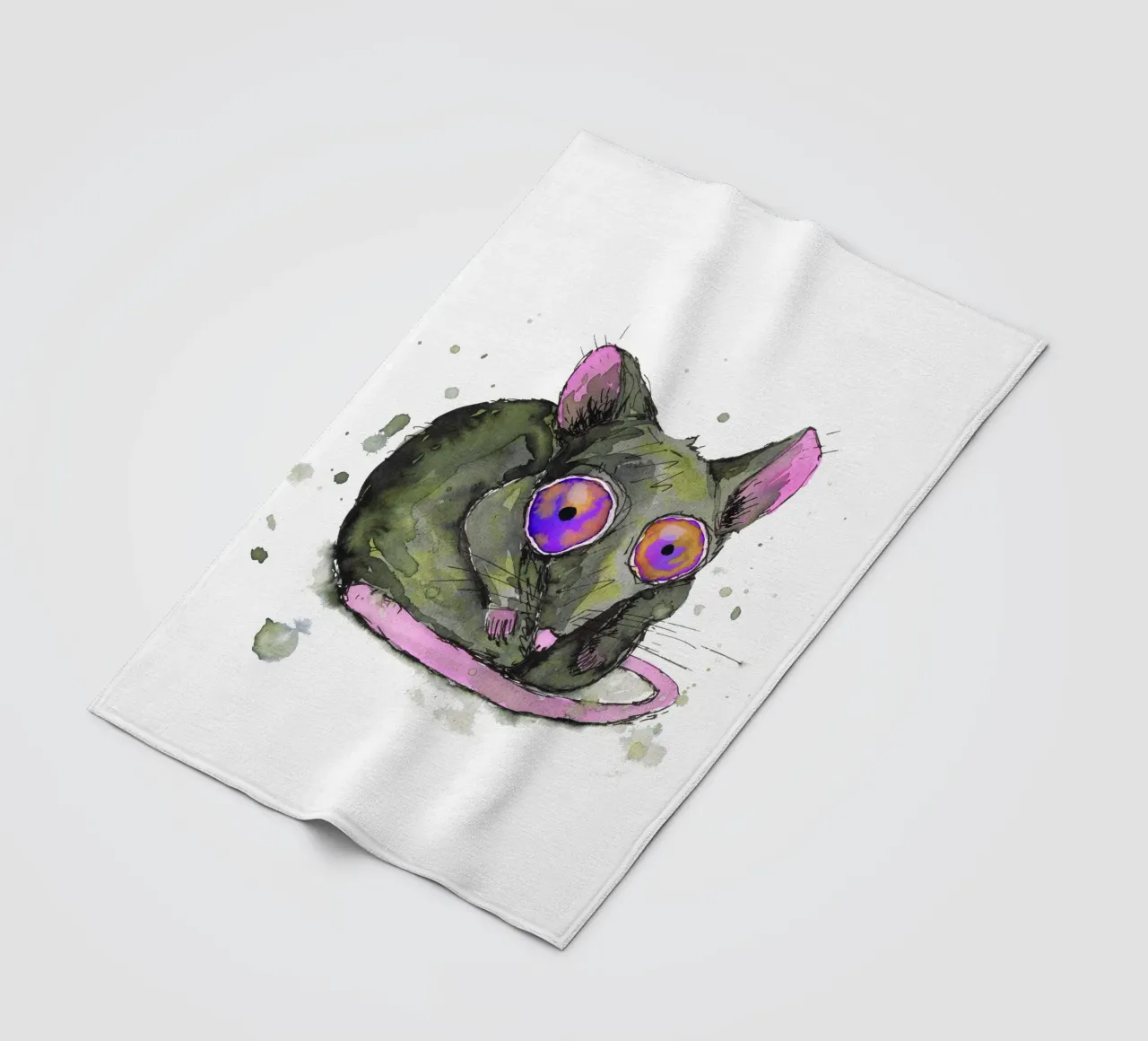 Rat fleece blanket by BwiseLizzy