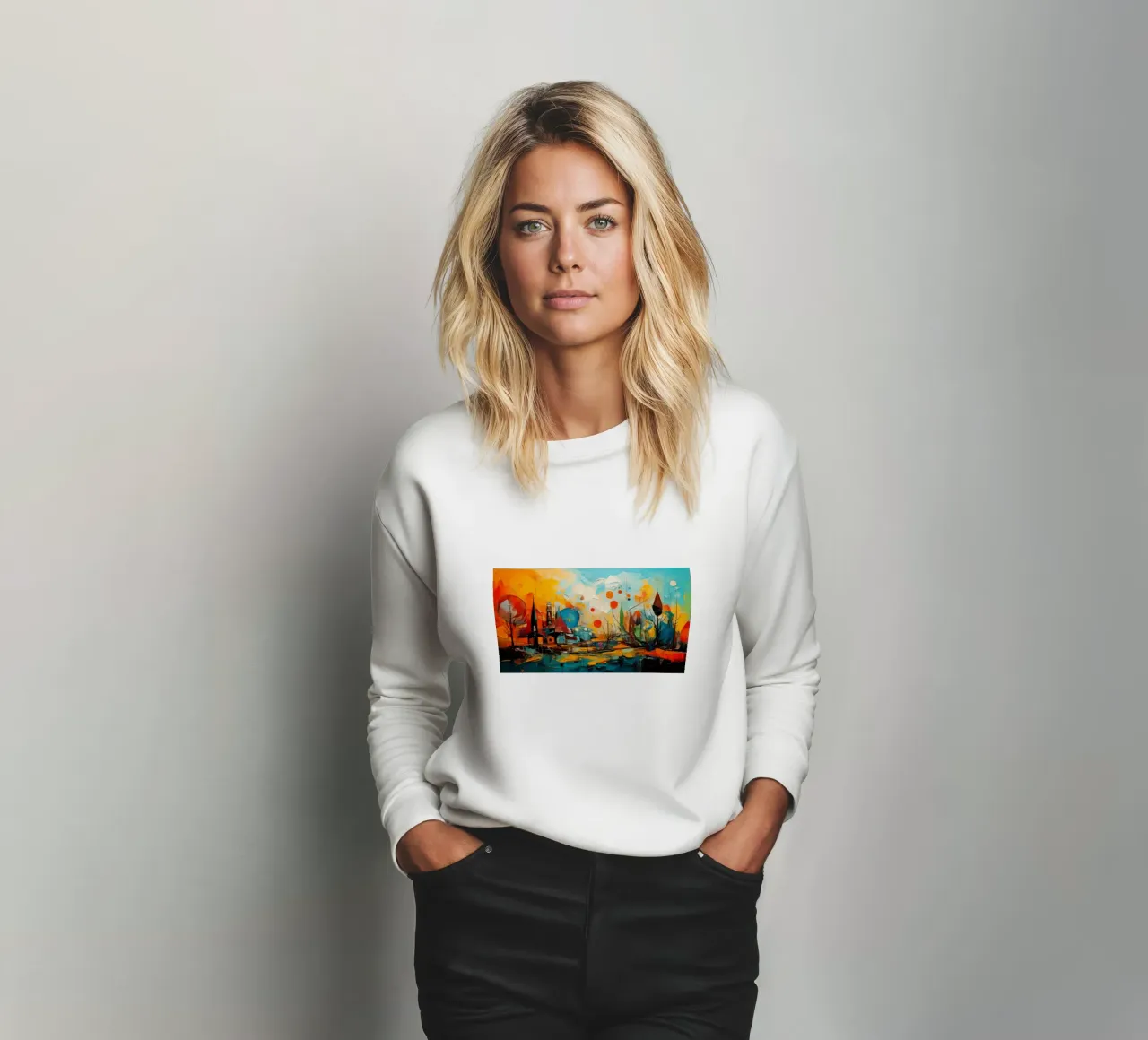 Abstract Forest View 001 sweat de Art Unleashed