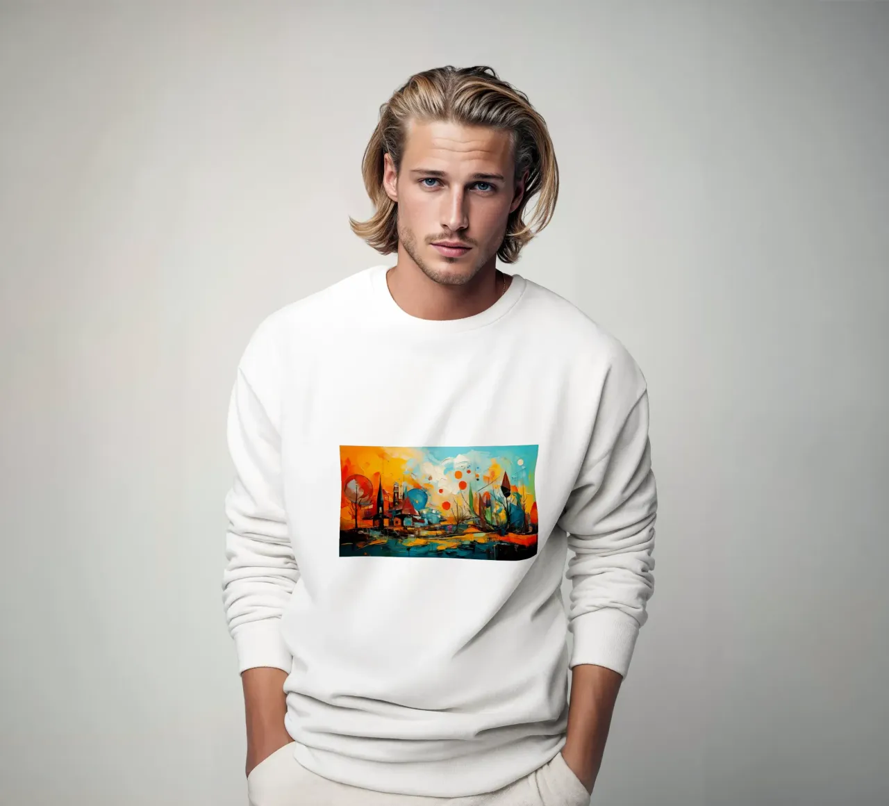Abstract Forest View 001 sweat de Art Unleashed