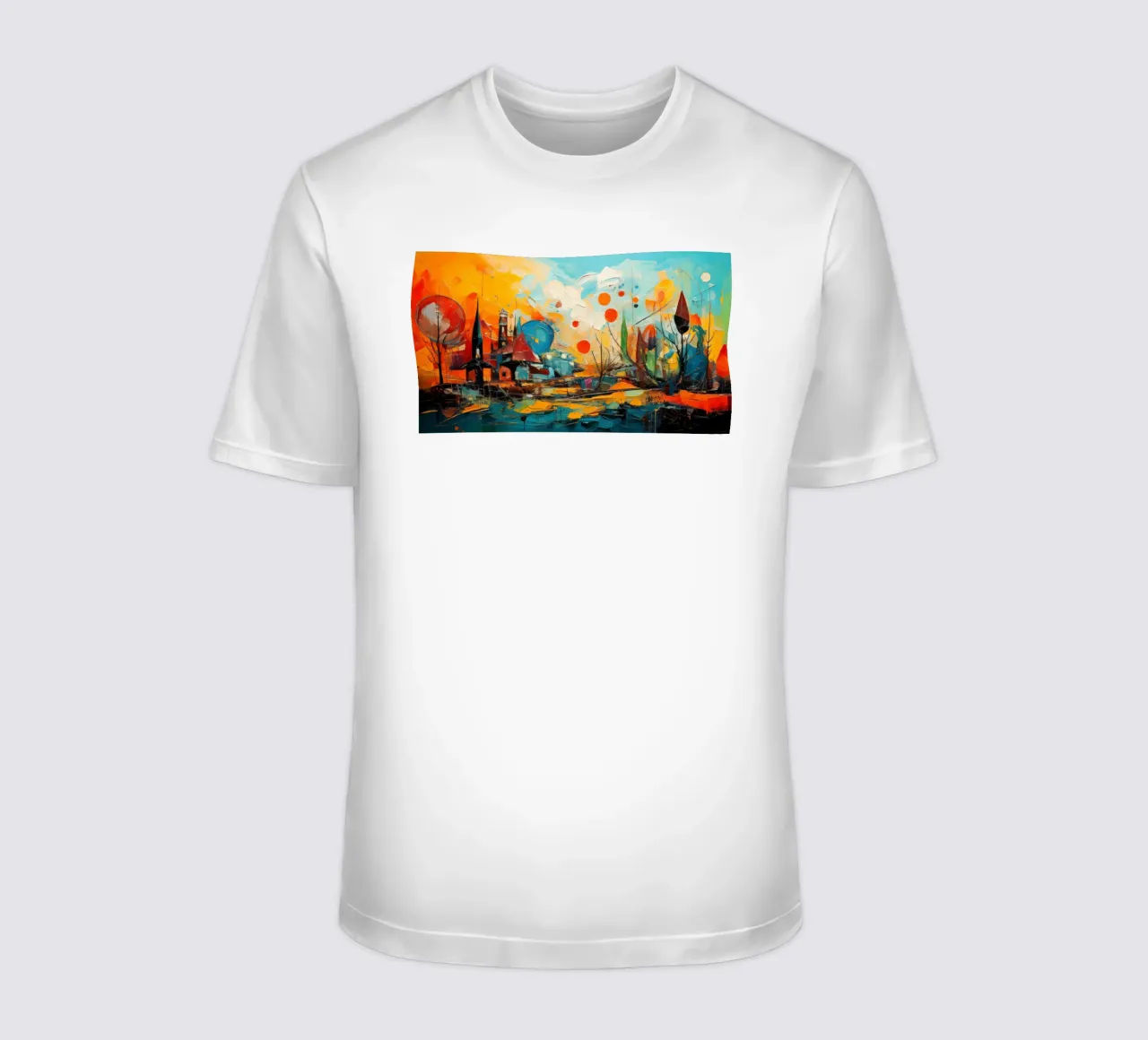 Abstract Forest View 001 t-shirt da Art Unleashed