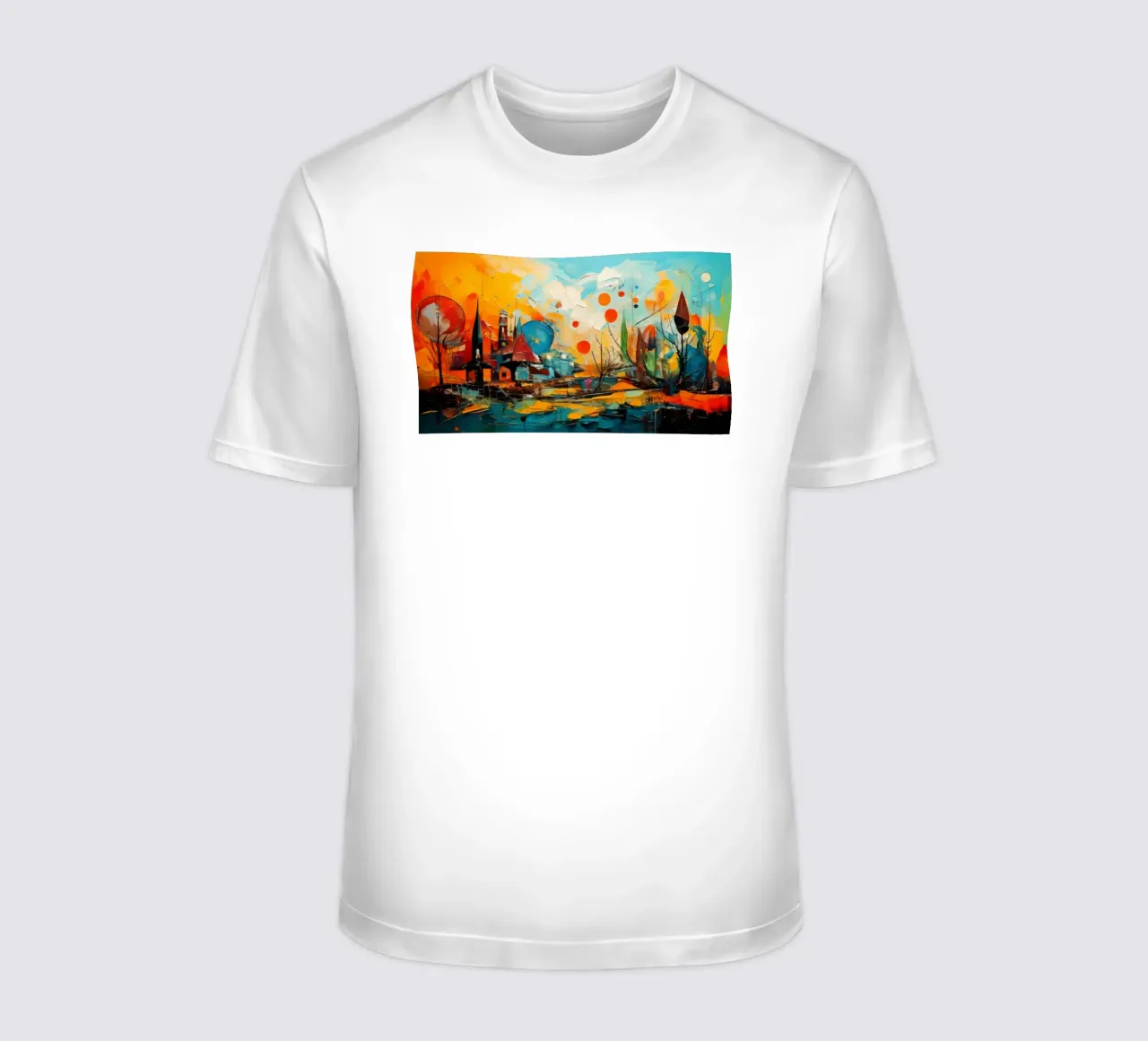 Abstract Forest View 001 t-shirt da Art Unleashed