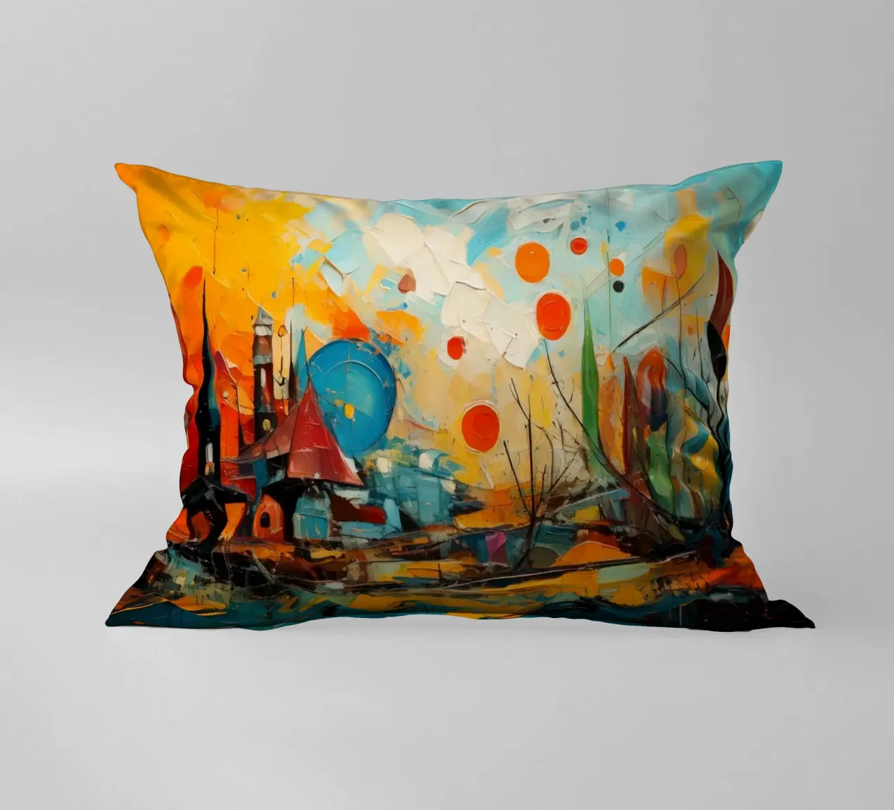 Abstract Forest View 001 cuscino da Art Unleashed