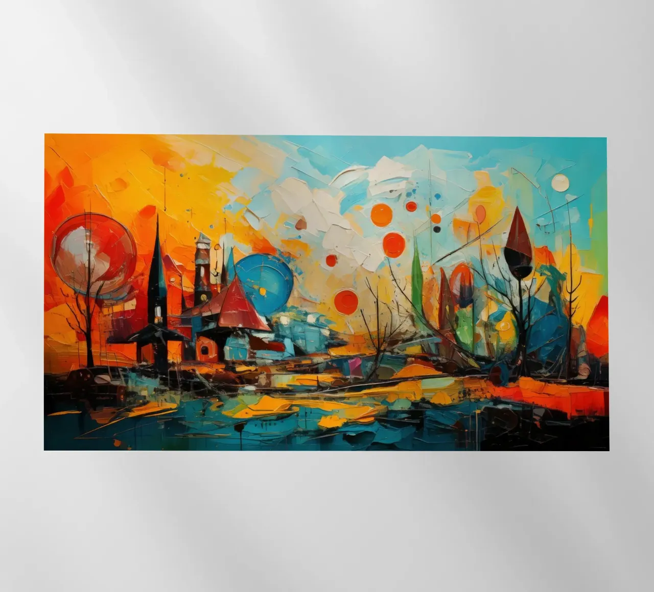 Abstract Forest View 001 pellicola backlit da Art Unleashed