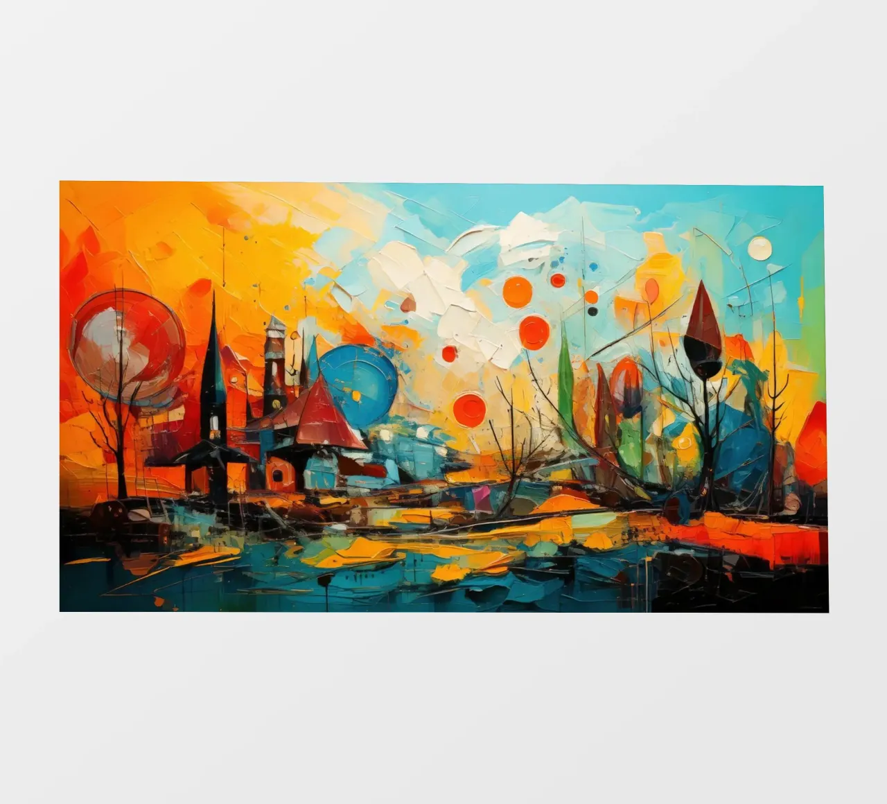 Abstract Forest View 001 telo in pvc da Art Unleashed