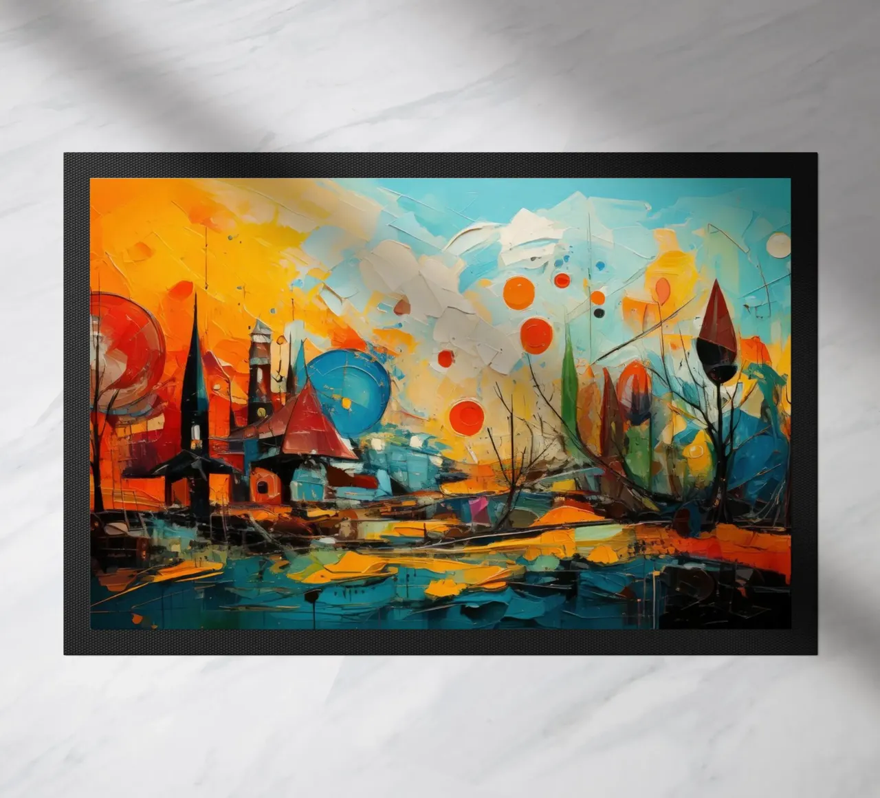 Abstract Forest View 001 zerbino da Art Unleashed