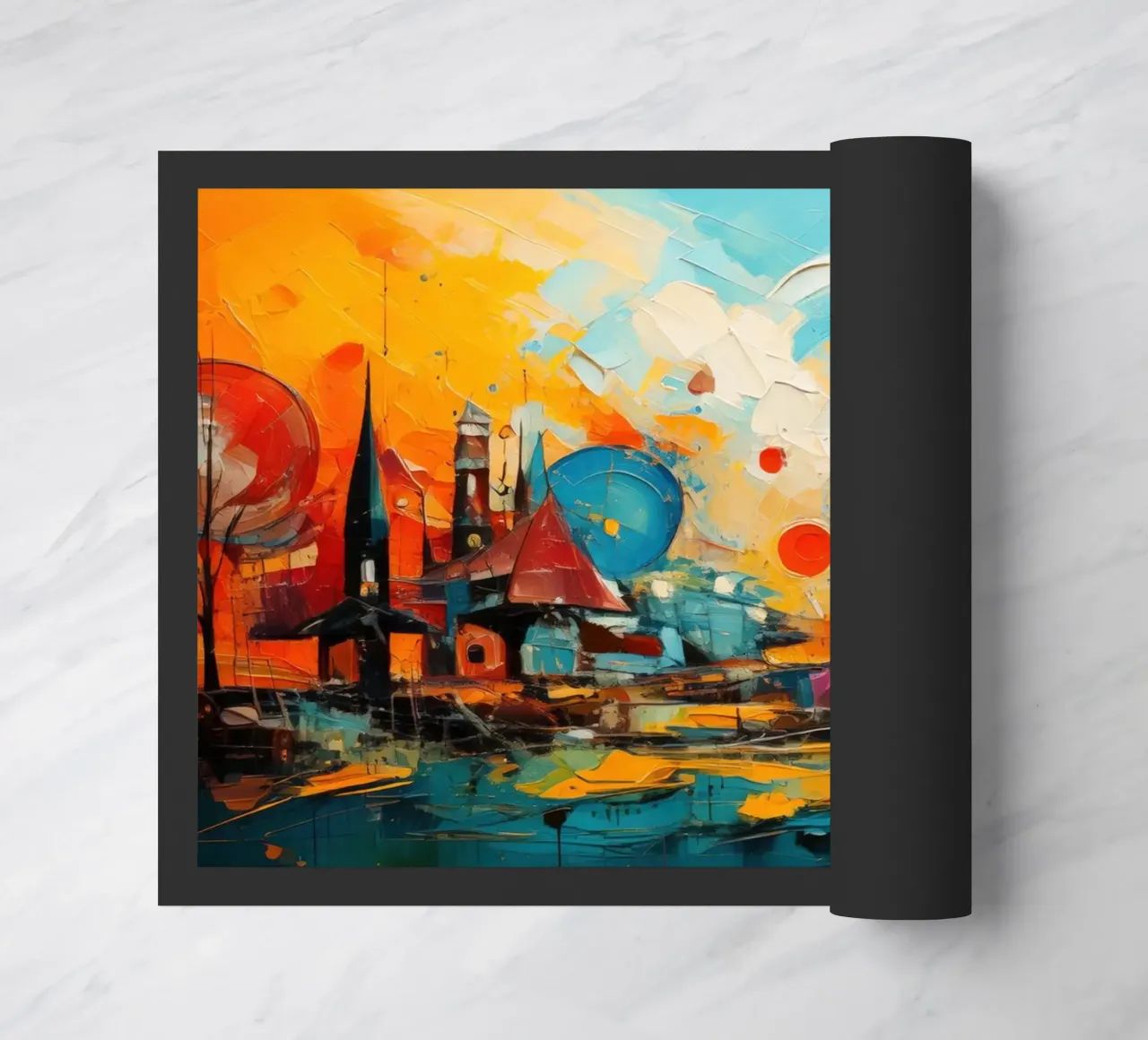 Abstract Forest View 001 zerbino da Art Unleashed