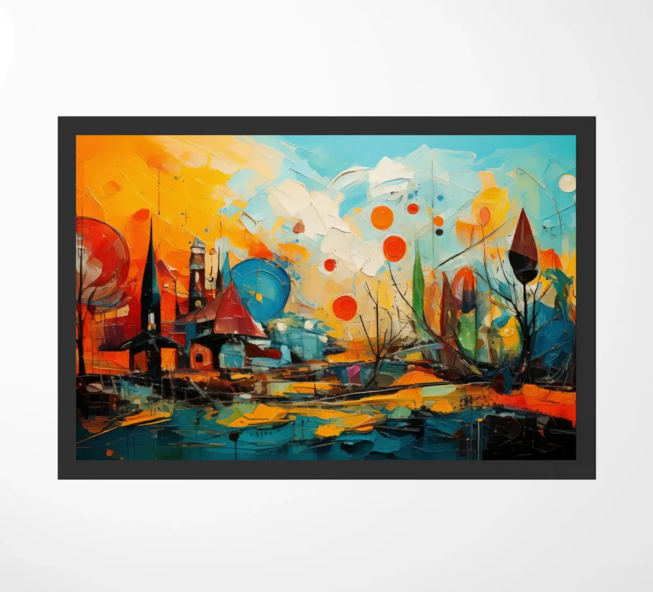 Abstract Forest View 001 zerbino da Art Unleashed