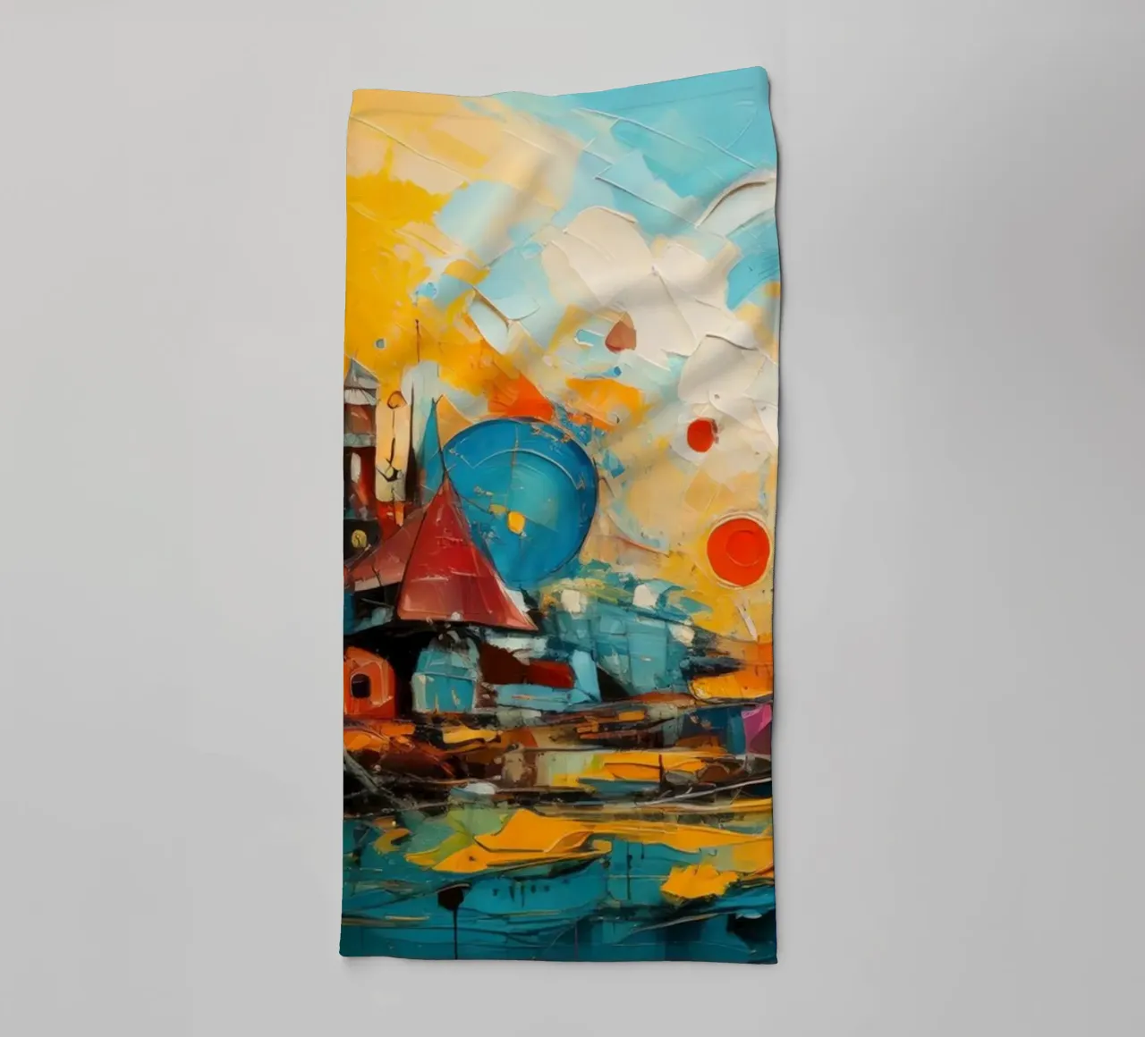 Abstract Forest View 001 asciugamano da bagno da Art Unleashed