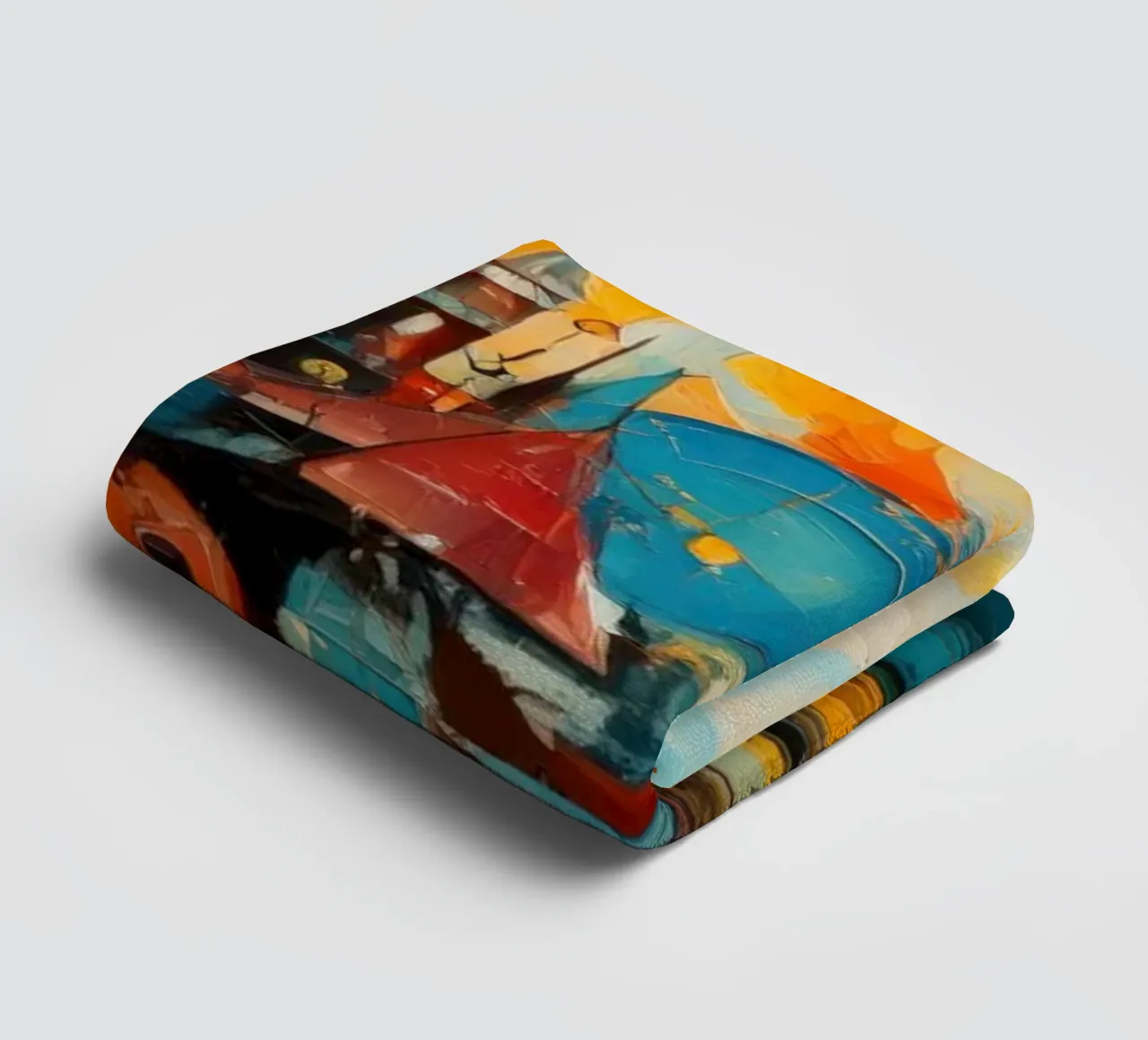 Abstract Forest View 001 asciugamano da bagno da Art Unleashed