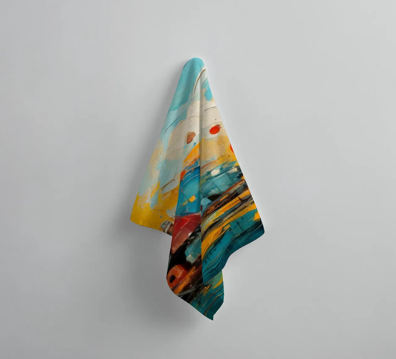 Abstract Forest View 001 asciugamano da bagno da Art Unleashed