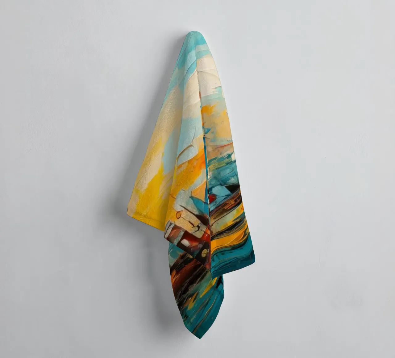 Abstract Forest View 001 asciugamano da bagno da Art Unleashed