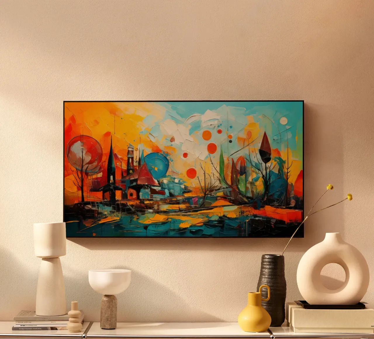 Abstract Forest View 001 plexiglass da Art Unleashed