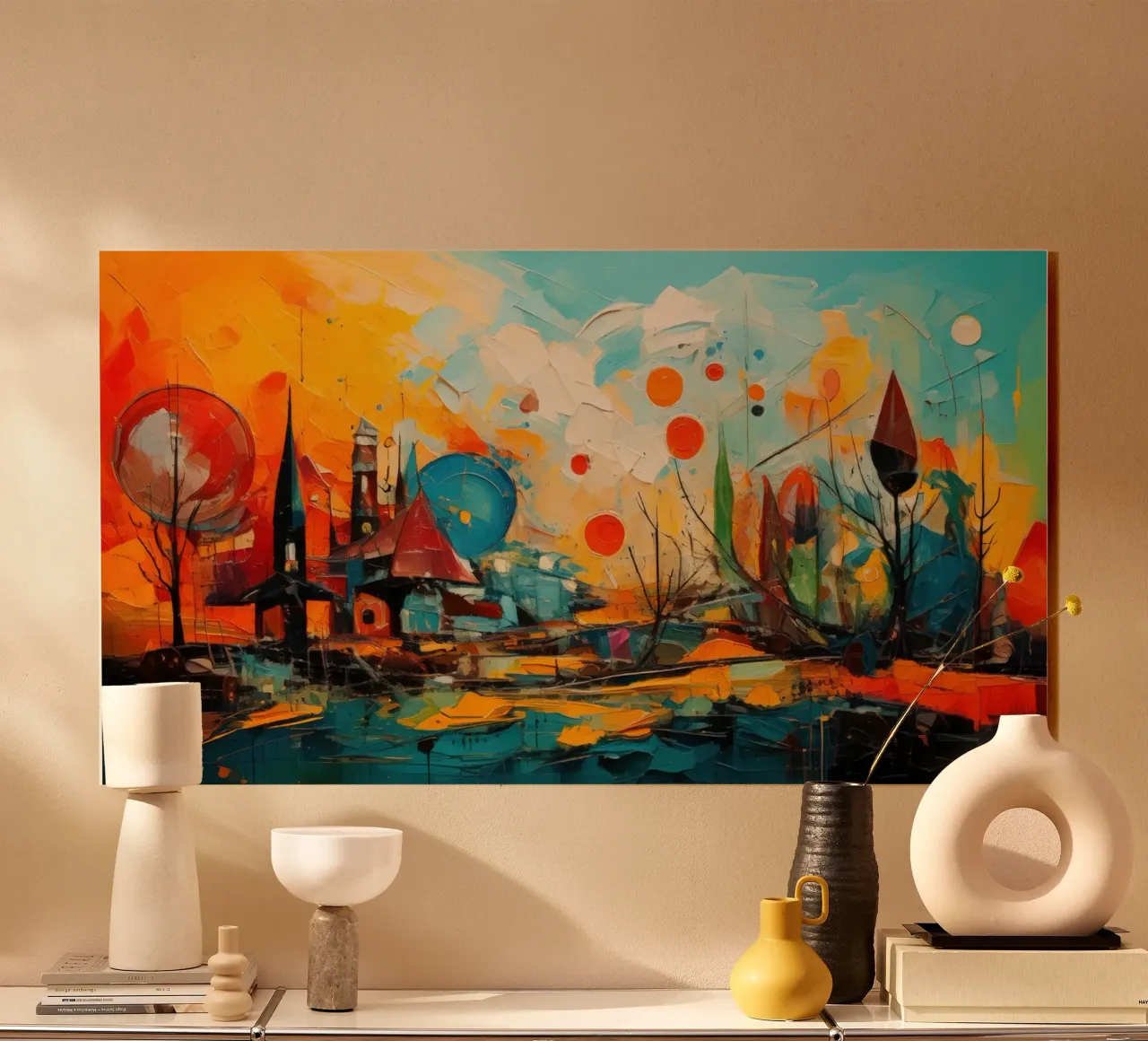 Abstract Forest View 001 plexiglass da Art Unleashed