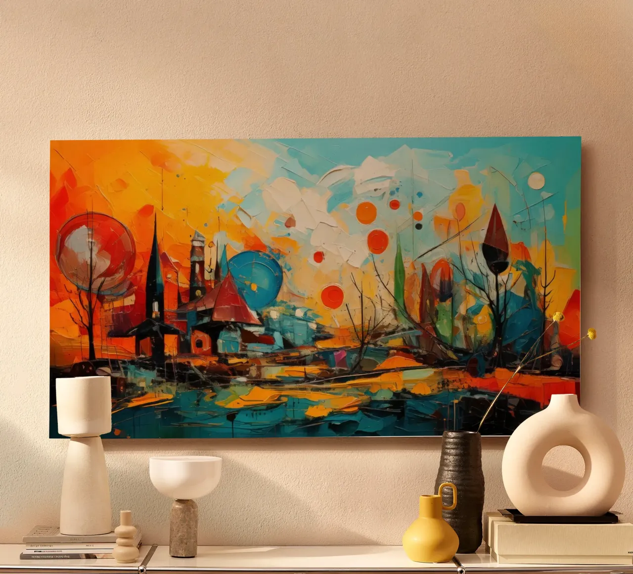 Abstract Forest View 001 alluminio dibond da Art Unleashed