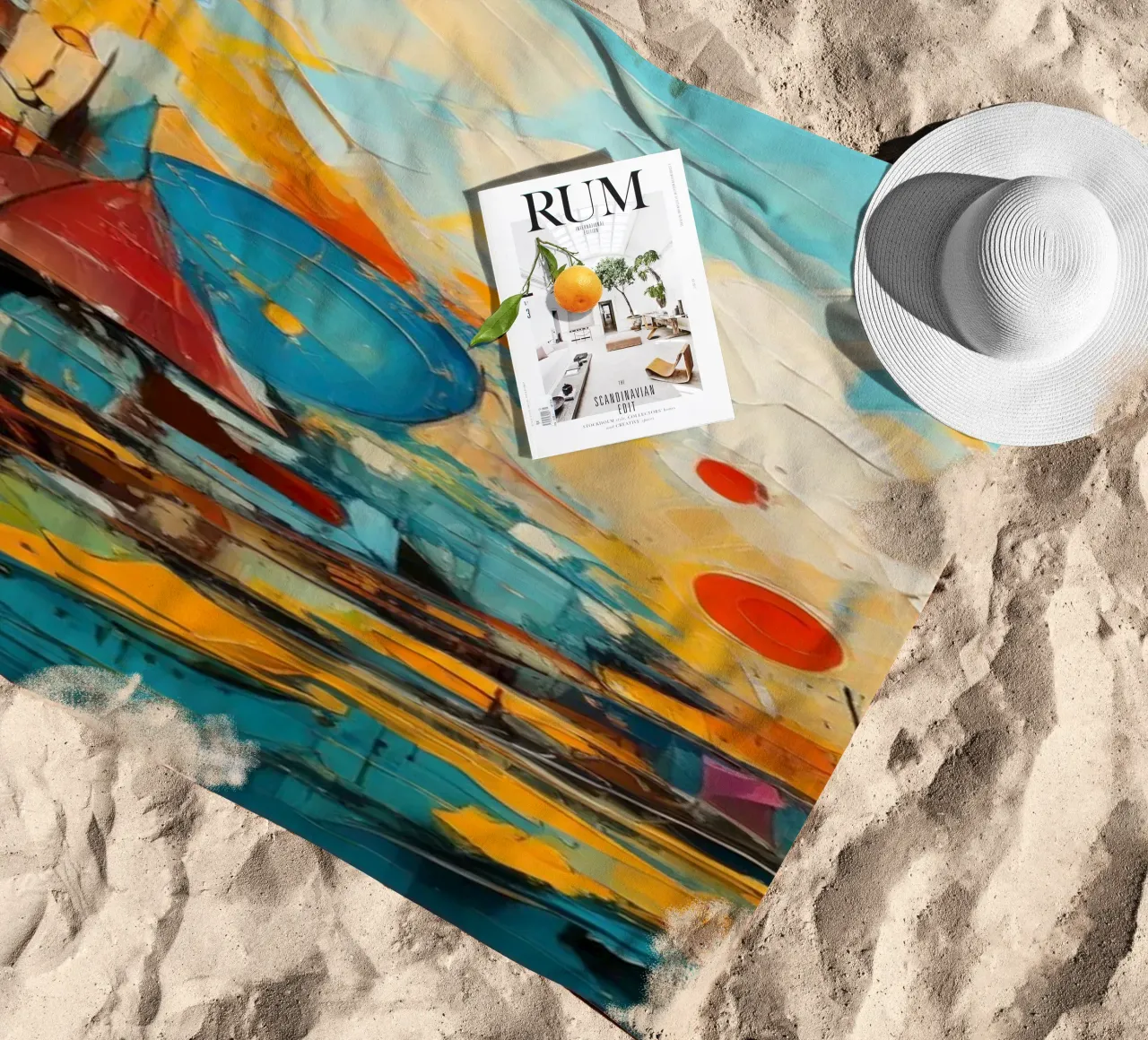 Abstract Forest View 001 telo mare da Art Unleashed