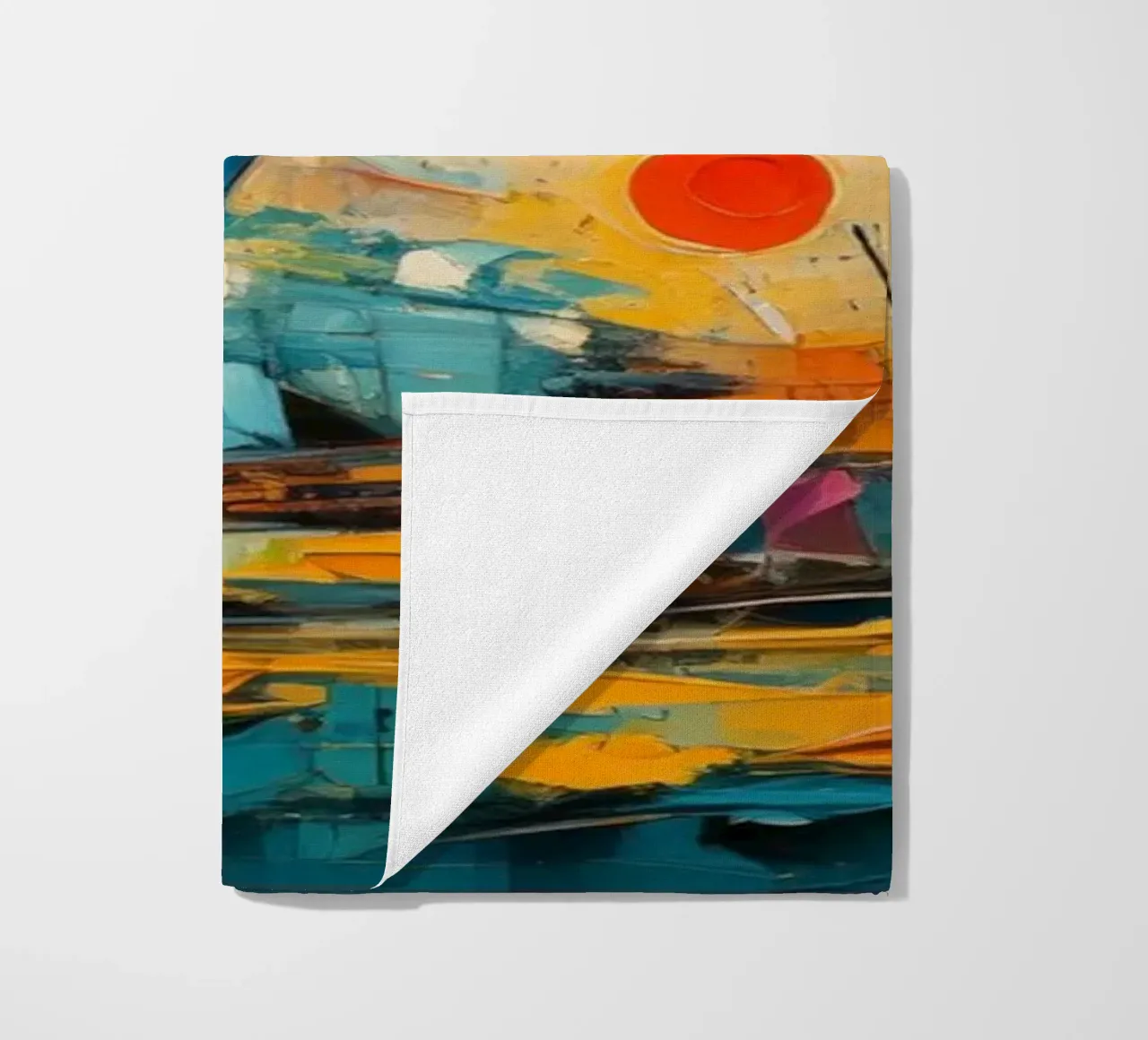 Abstract Forest View 001 Strandtuch von Art Unleashed