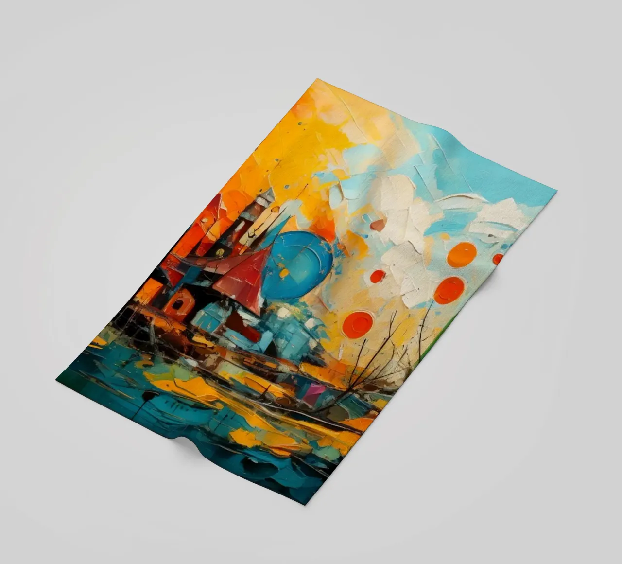 Abstract Forest View 001 telo mare da Art Unleashed