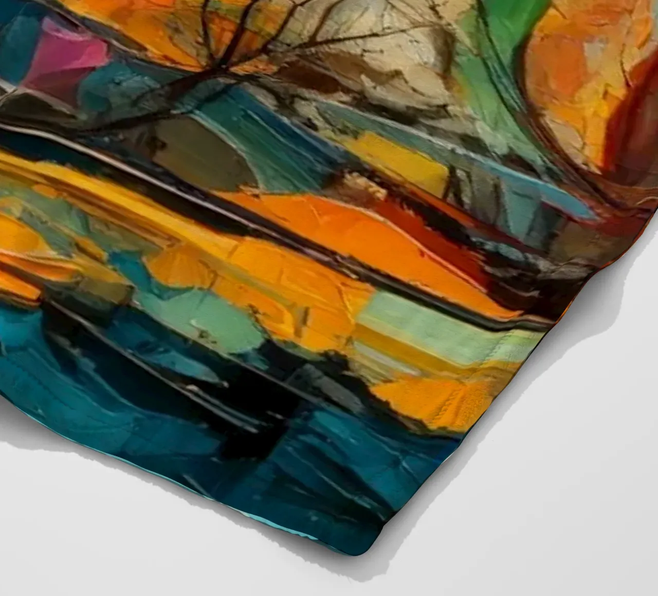 Abstract Forest View 001 coperta in pile da Art Unleashed