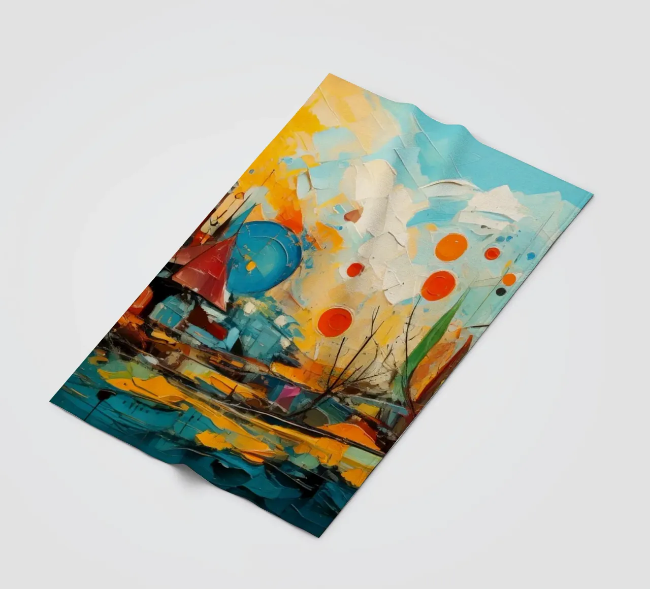 Abstract Forest View 001 coperta in pile da Art Unleashed