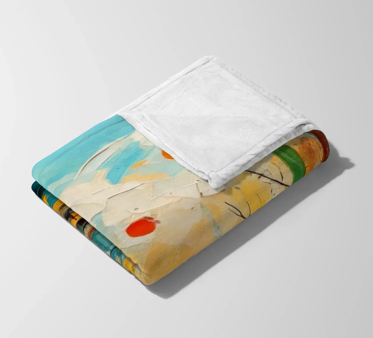 Abstract Forest View 001 coperta in pile da Art Unleashed