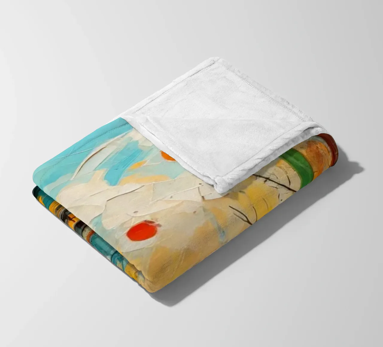 Abstract Forest View 001 coperta in pile da Art Unleashed