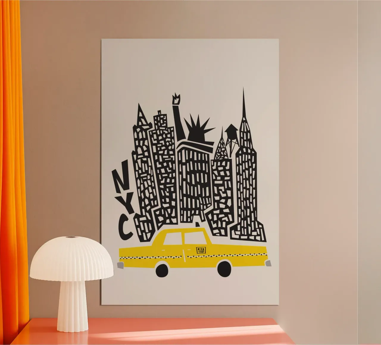 Paesaggio urbano di New York carta hahnemühle da Fox & Velvet