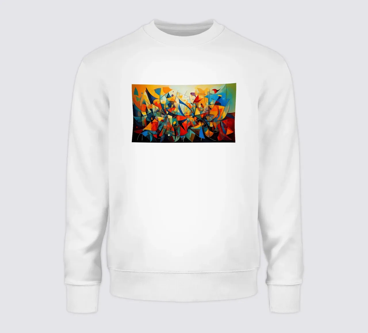 Abstract Geometric 001 felpa da Art Unleashed