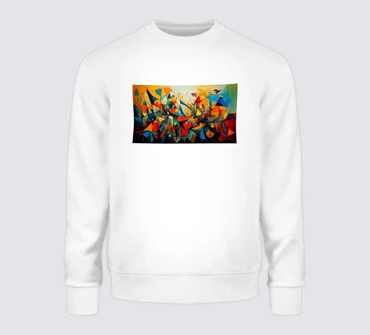 Abstract Geometric 001 felpa da Art Unleashed
