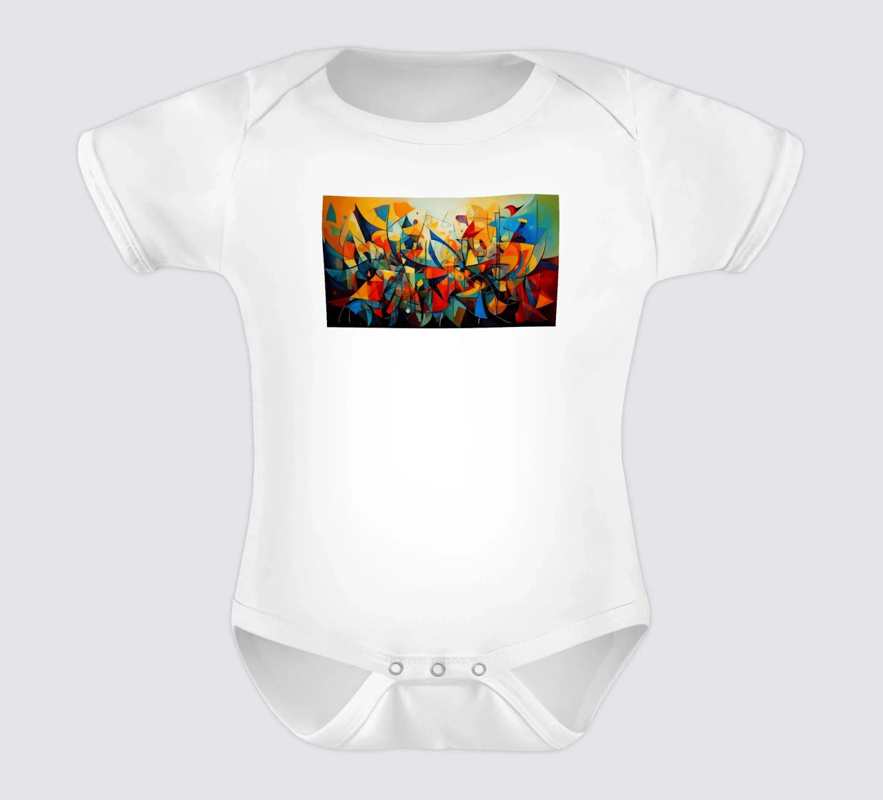 Abstract Geometric 001 body neonato maniche corte da Art Unleashed