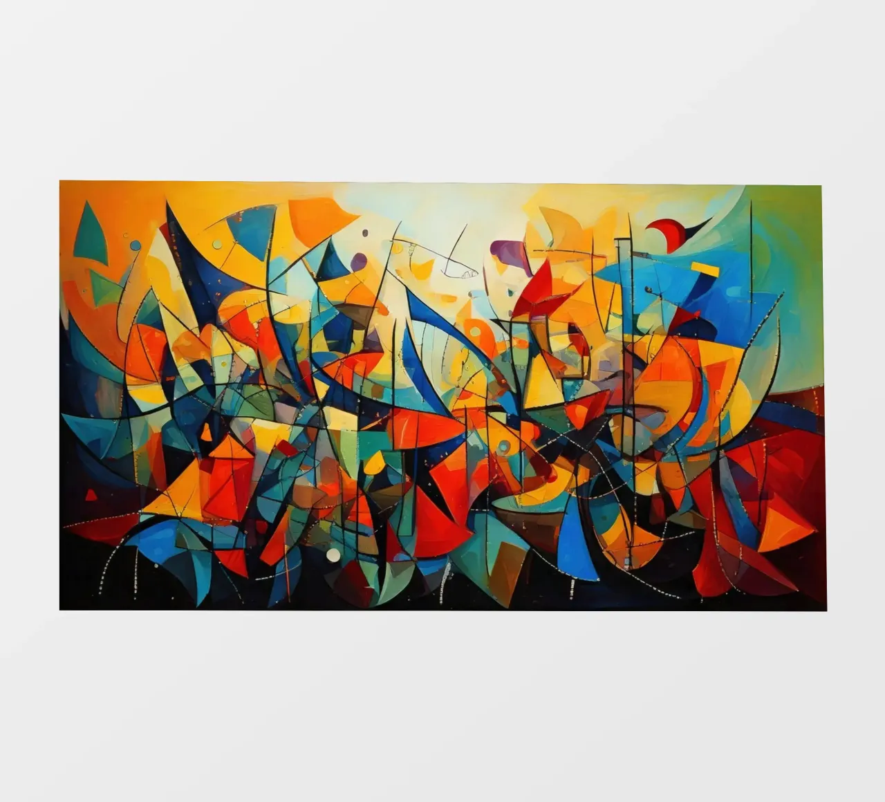 Abstract Geometric 001 telo in pvc da Art Unleashed