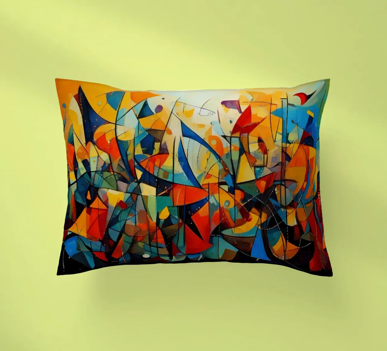 Abstract Geometric 001 cojín de Art Unleashed