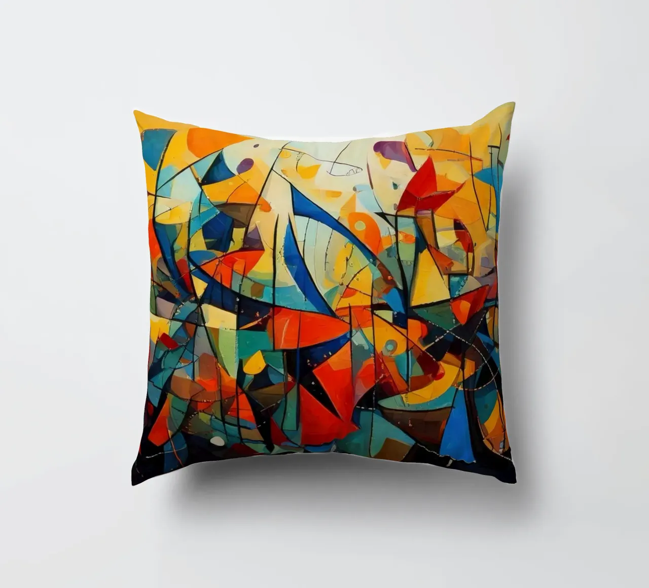 Abstract Geometric 001 cuscino da Art Unleashed