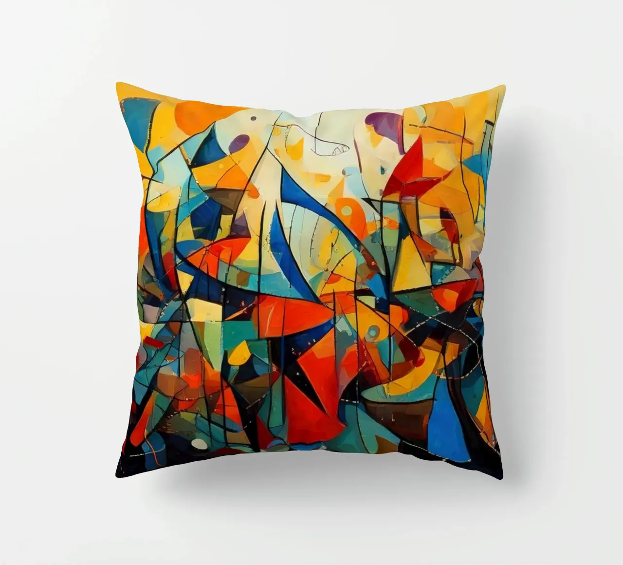 Abstract Geometric 001 cojín de Art Unleashed