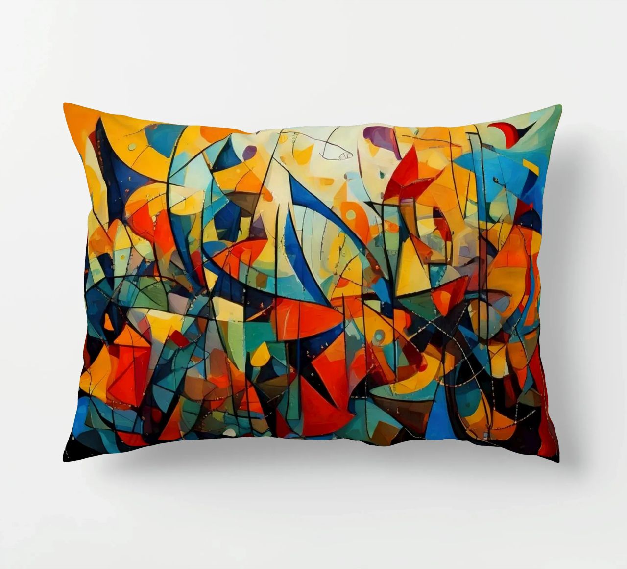 Abstract Geometric 001 cuscino da Art Unleashed