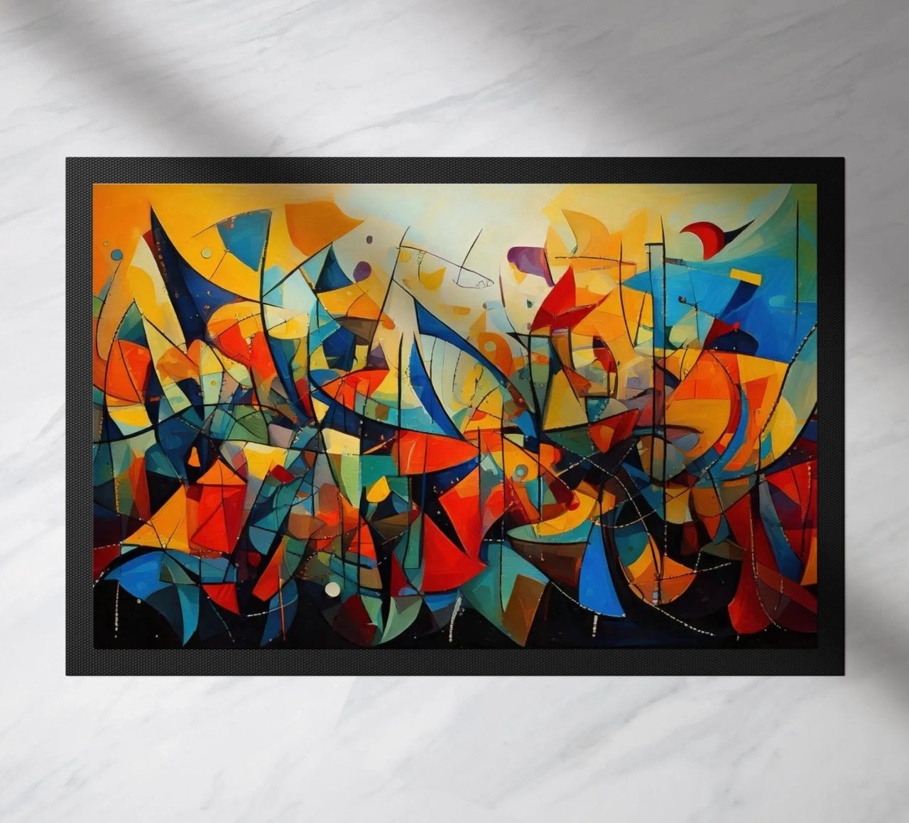 Abstract Geometric 001 zerbino da Art Unleashed