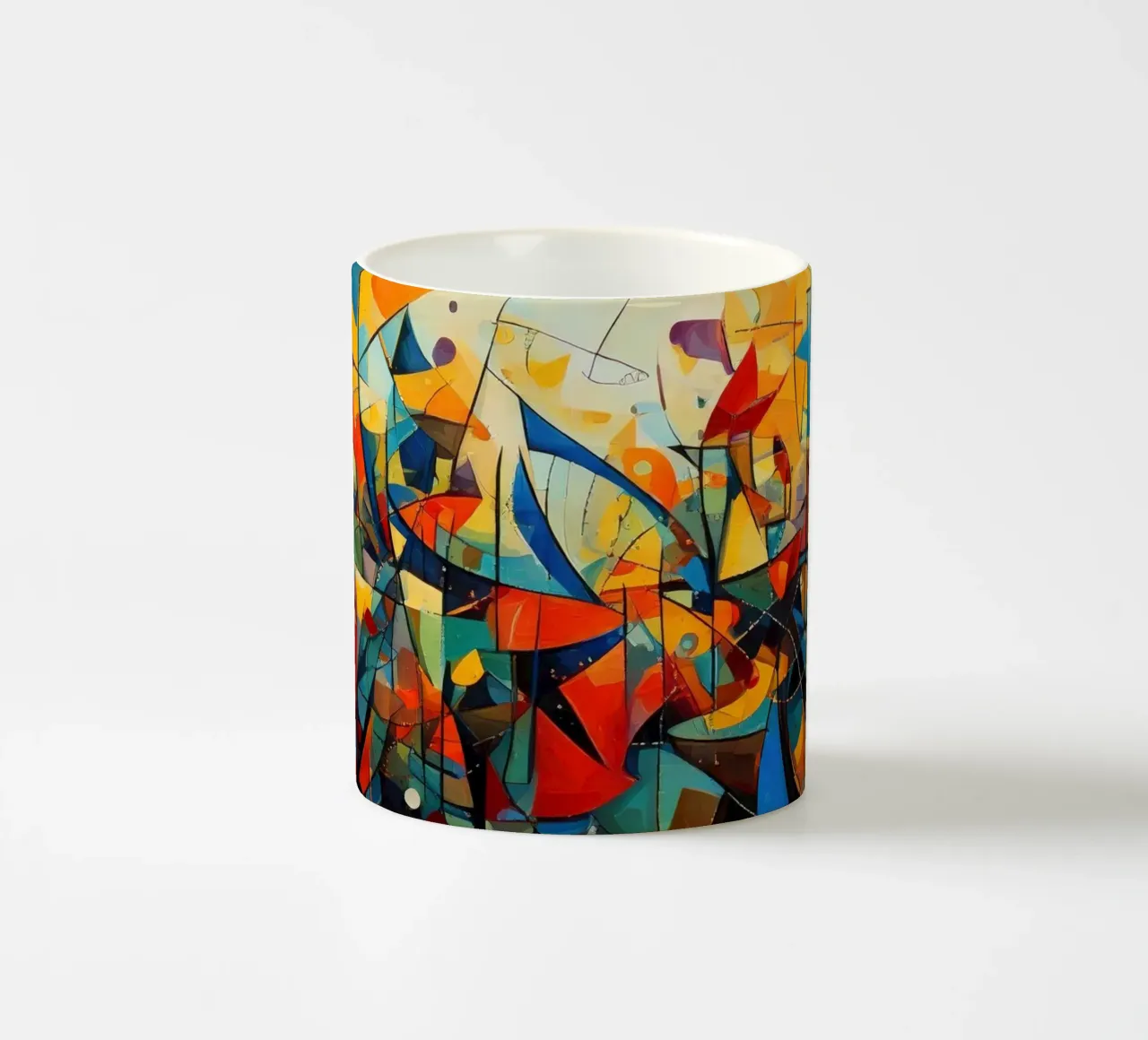 Abstract Geometric 001 tazza in ceramica da Art Unleashed