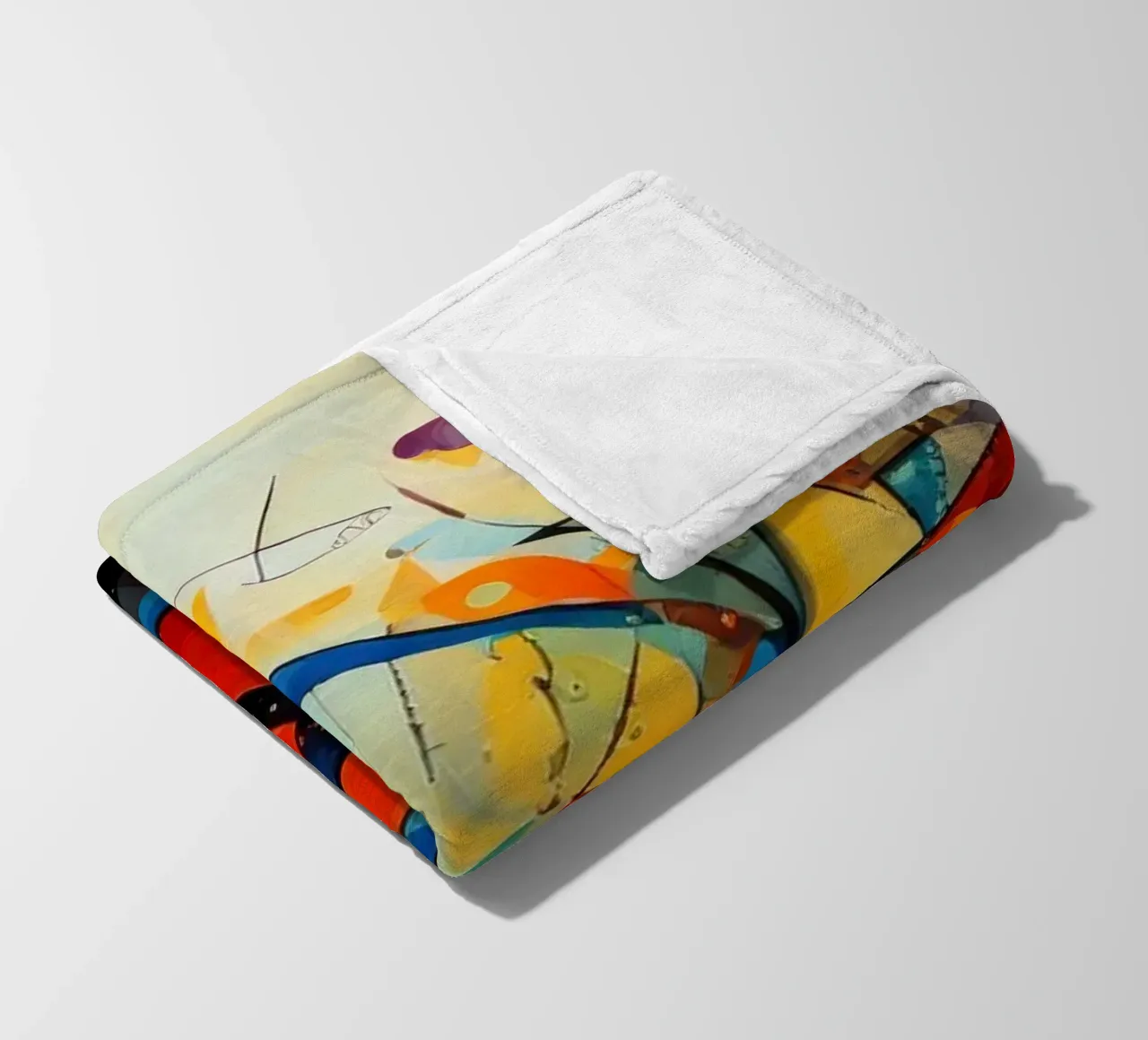 Abstract Geometric 001 coperta in pile da Art Unleashed