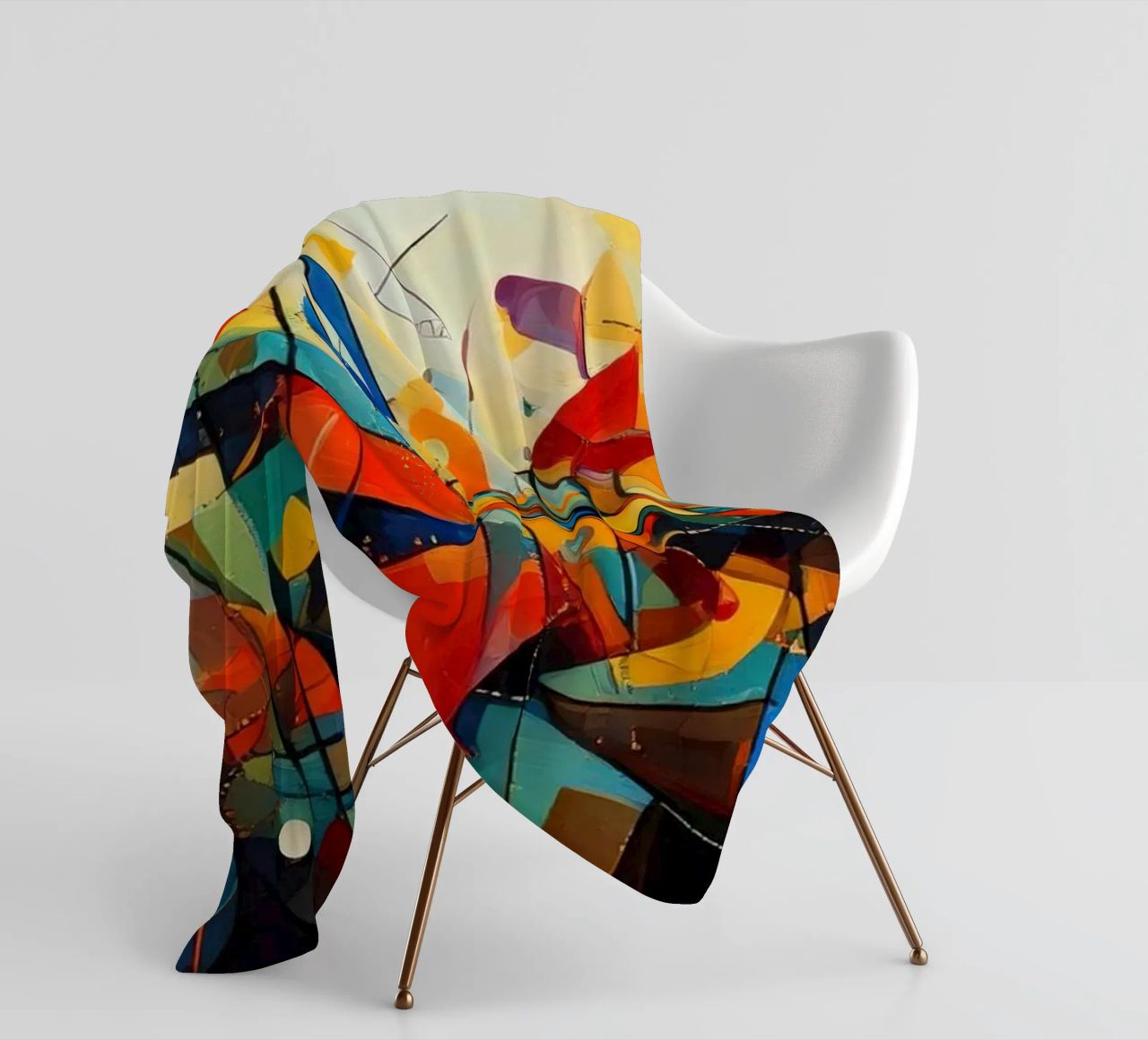 Abstract Geometric 001 coperta in pile da Art Unleashed