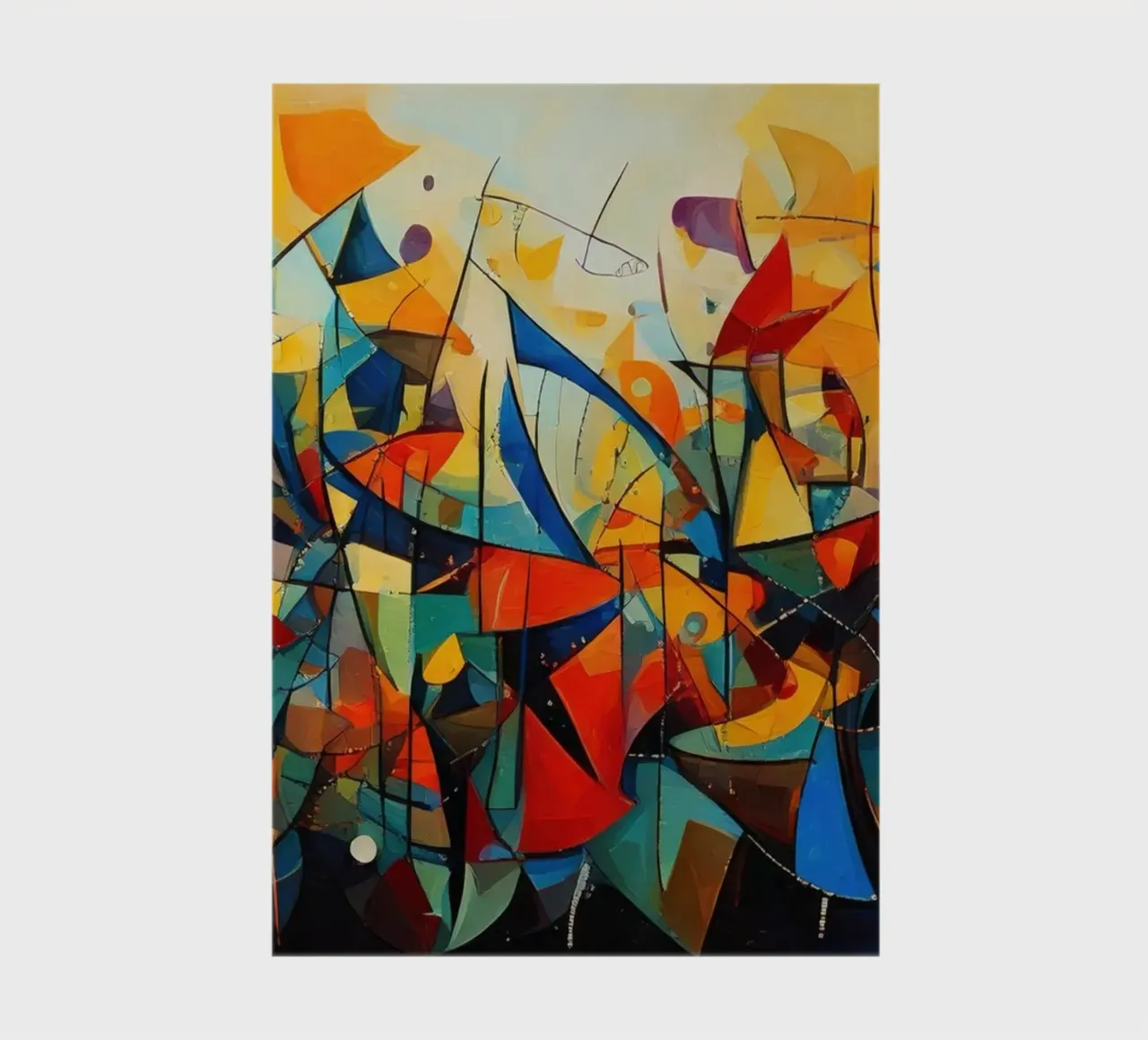 Abstract Geometric 001 notebook by Art Unleashed