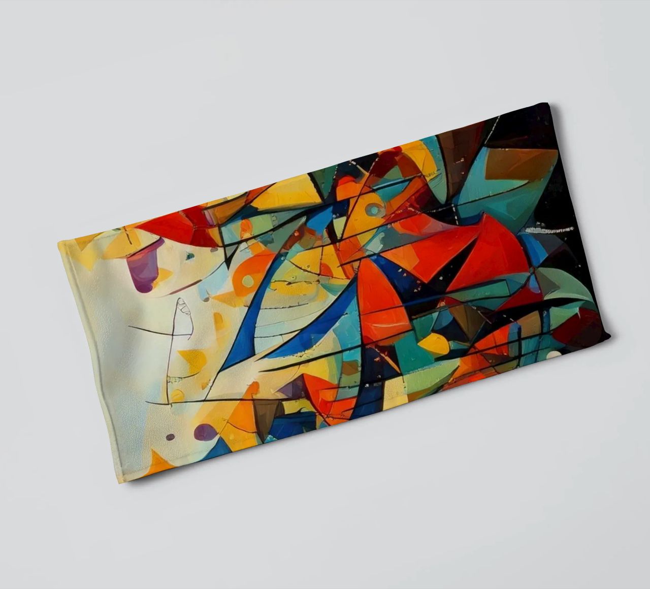 Abstract Geometric 001 asciugamano da bagno da Art Unleashed
