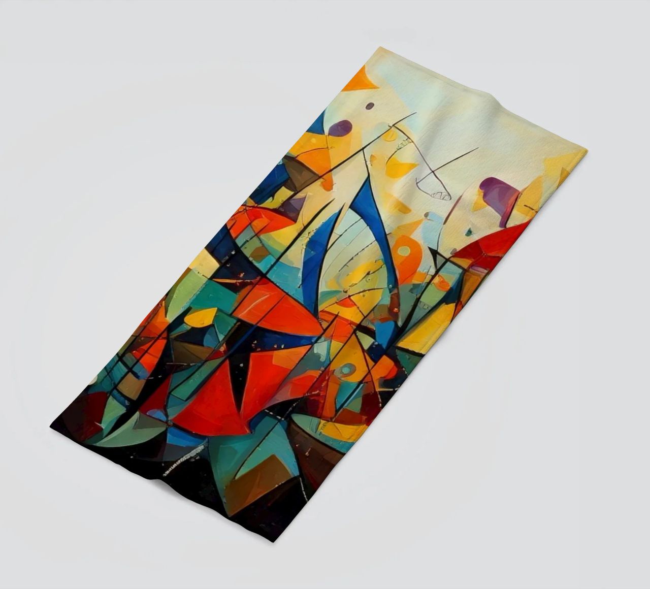 Abstract Geometric 001 telo mare da Art Unleashed