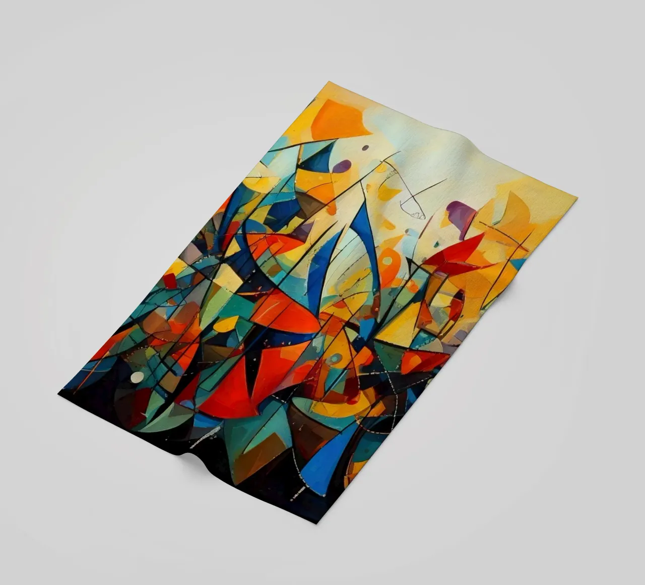 Abstract Geometric 001 telo mare da Art Unleashed